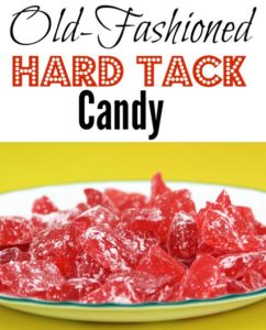Enjoy making this simple recipe for old fashioned hard tack candy. You're kids will love making and eating it!