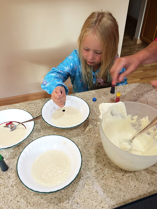 Tie Dye Pancakes are a great kidfriendly breakfast that is bursting