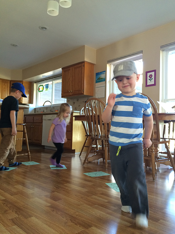 Musical shamrock is a fun game to play at a St. Patrick's Day party with kids.