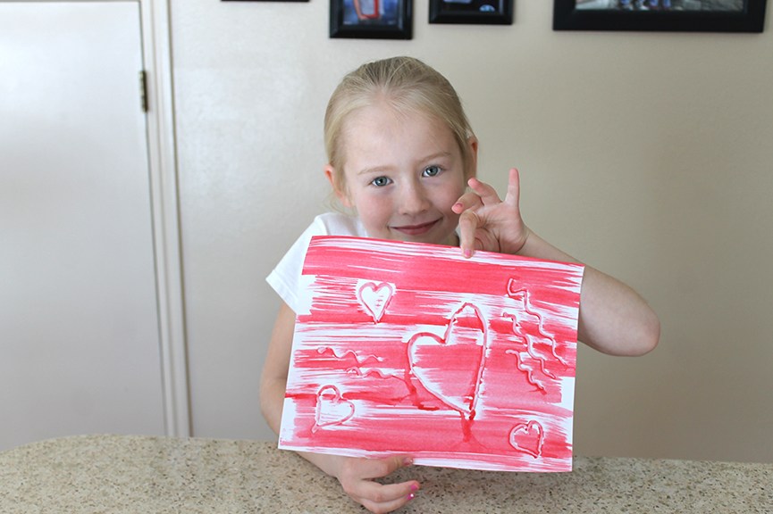 Hot Glue Gun Resist Art - Crafty Kids at Home
