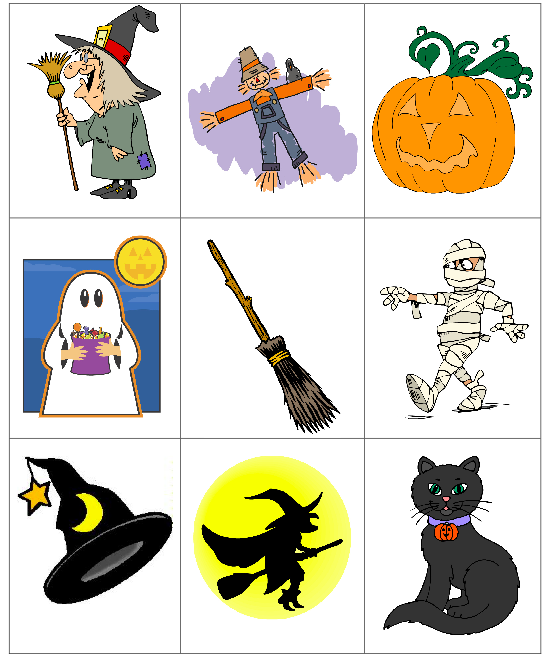 Halloween Bingo - Grandma Ideas