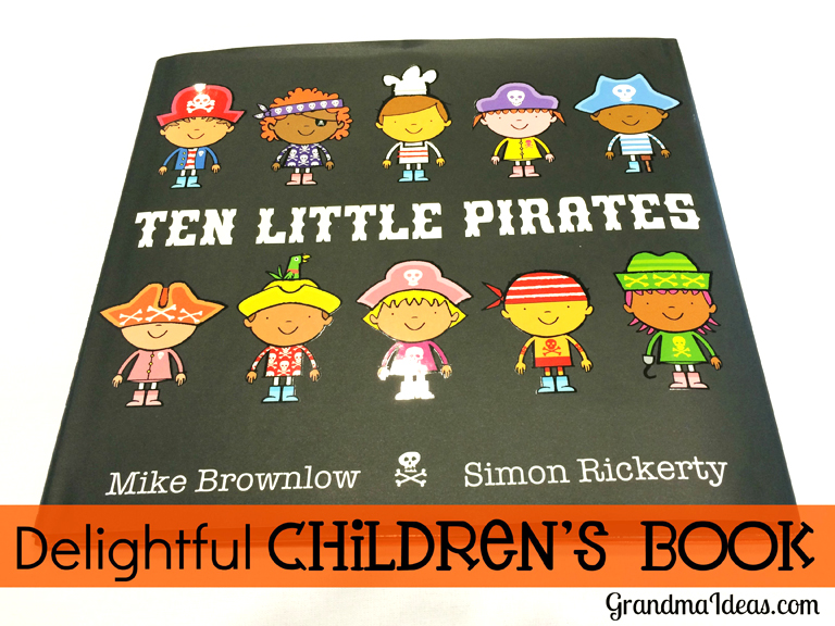 Ten Little Pirates by Mike Brownlow is a delightful picture book for kids.
