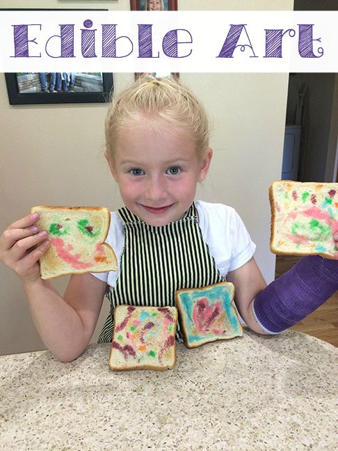 Edible art is a sure fire kid-pleasing activity to do -- and then eat!