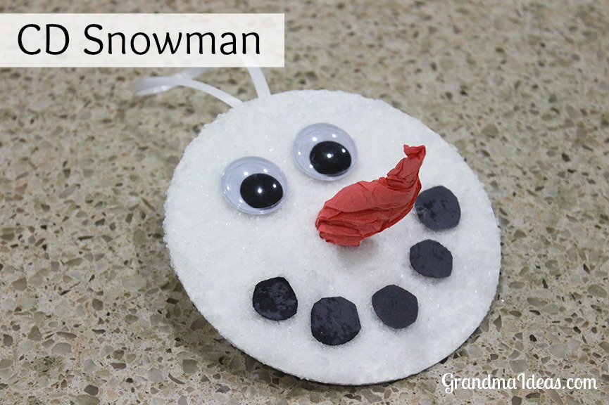 CD Snowman - Grandma Ideas