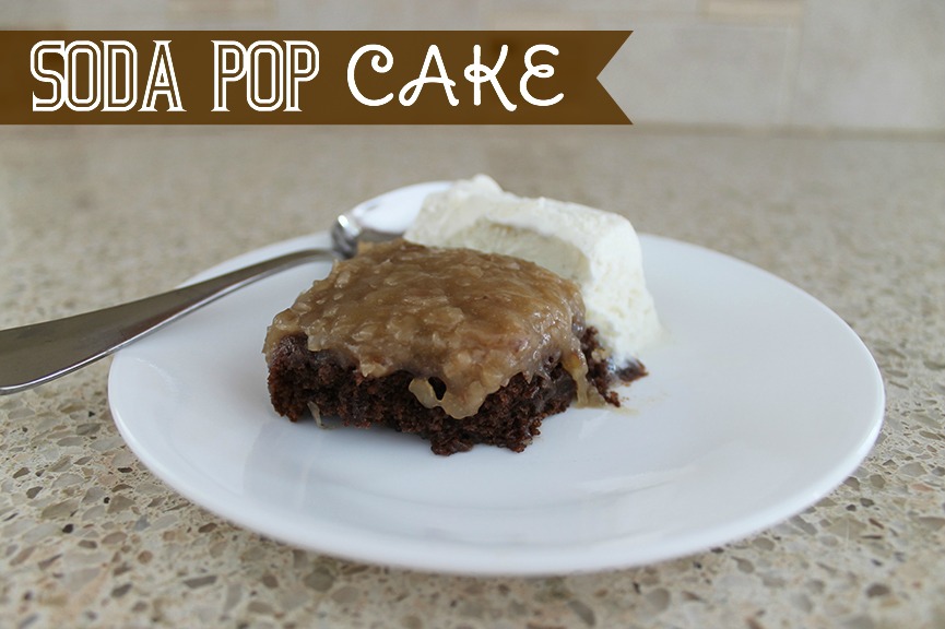 You've just GOT to try this super easy cake that uses only 2 ingredients -- a cake mix and soda pop!
