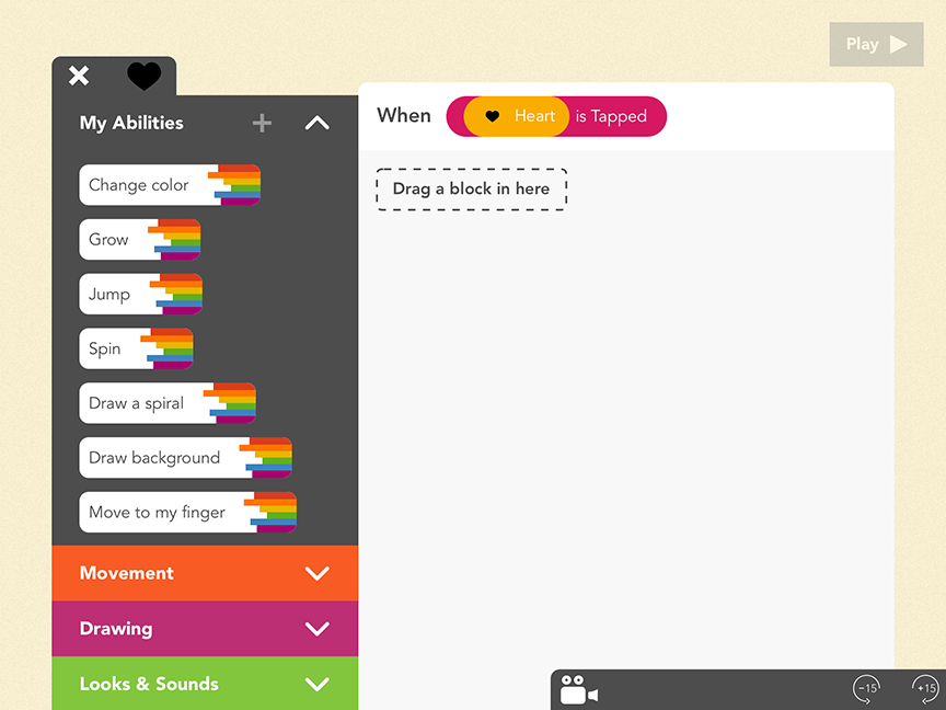 Hopscotch is a free award-winning app that lets you make games. Great for kids!