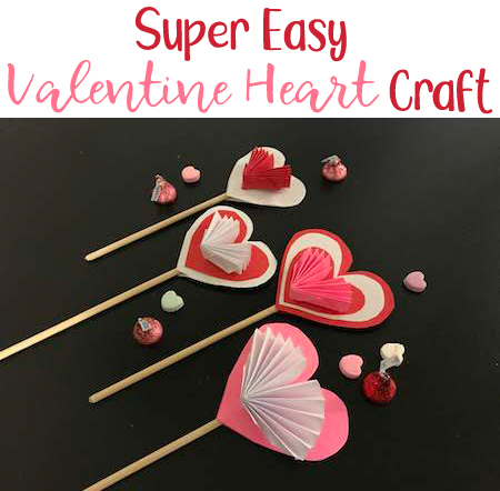 Simple Valentine Heart Craft