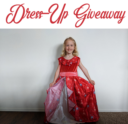 Enter this giveaway to win a dress-up valued at $33.