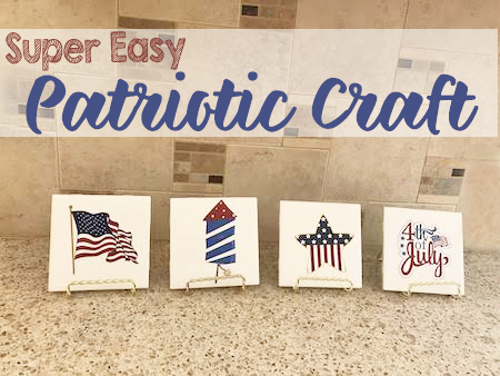 This is a super easy patriotic craft to make!