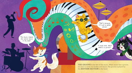 Here is a great kids book about jazz music.