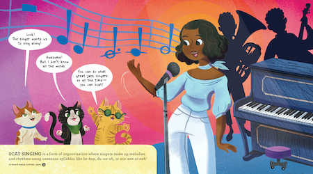 Here is a great kids book about jazz music.
