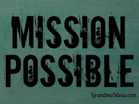 Mission possible is a game where kids are given a word and they have 24 hours to take a creative picture that represents the word.