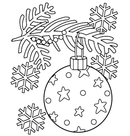 Here are some free Christmas coloring pages.