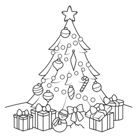 Christmas Coloring Pages for Kids - Grandma Ideas