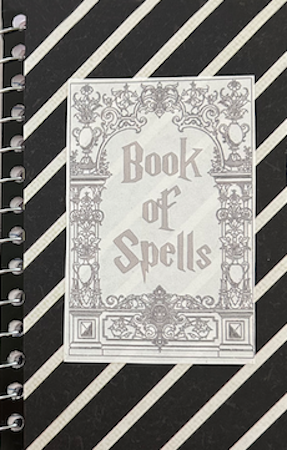 Love Spell Book Cover Witch Digital Download Printable DIY Vintage